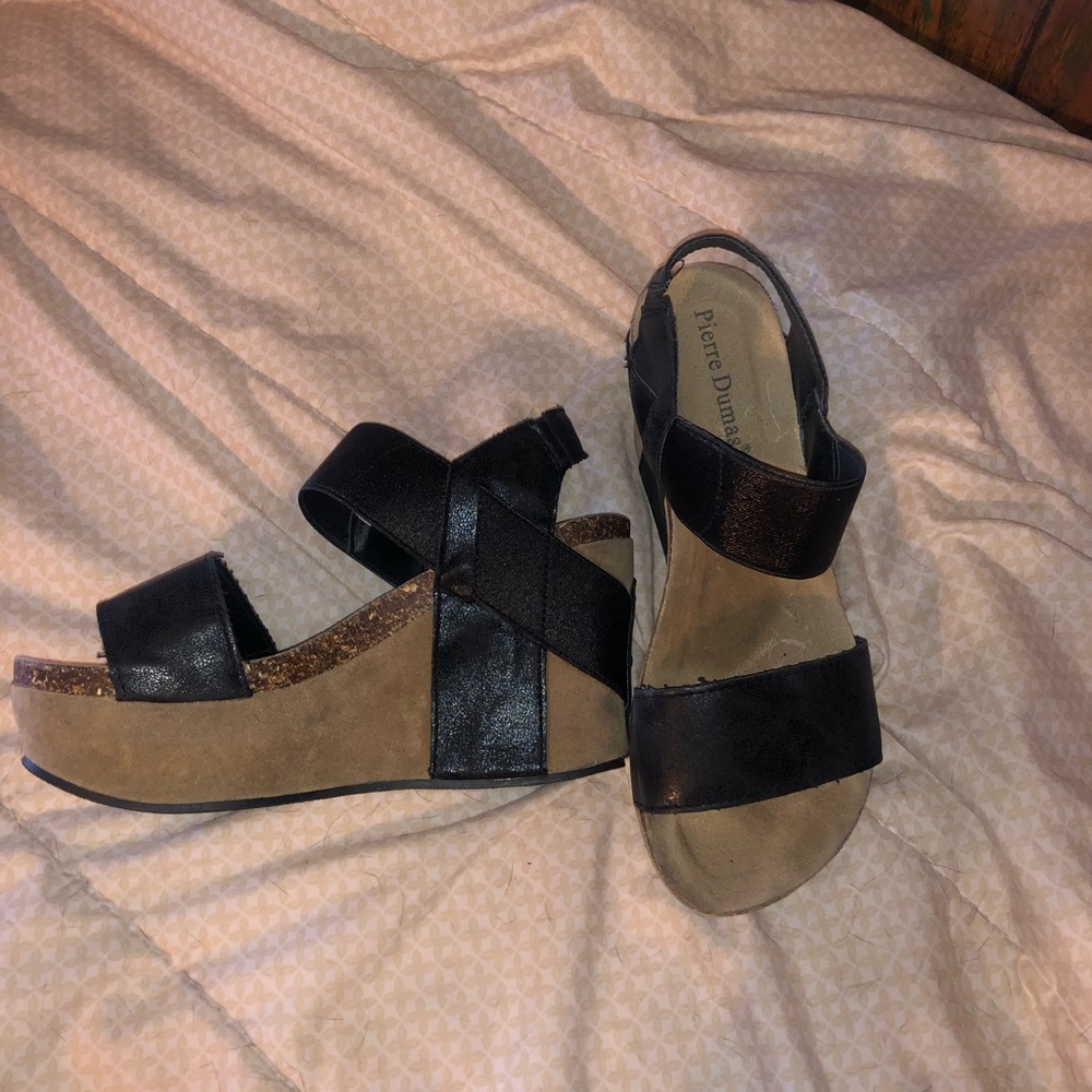 Pierre Dumas wedge sandals